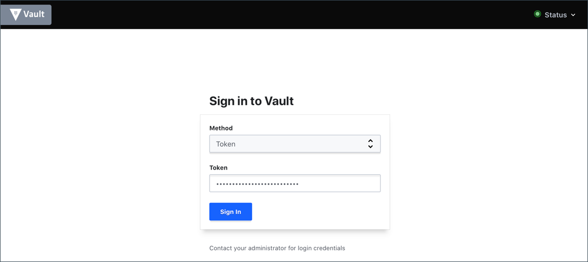 Vault Web UI